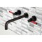 Kingston Brass KS8025DKL Two-Handle Wall Mount Tub Faucet, Oil Rubbed Bronze KS8025DKL - alternate 3